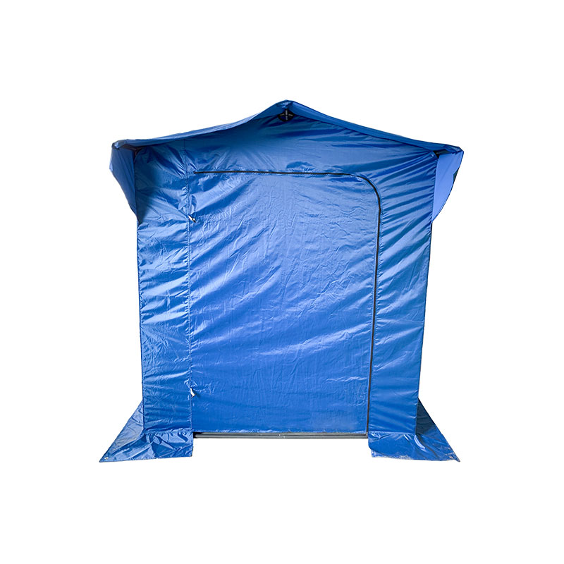Ang natitiklop na Tent Pro Structure Series 50mm Aluminum + 4 Double Sides PVC 520g/m² TARP para sa mga propesyonal na pangangailangan o pang -araw -araw na paggamit ng asul