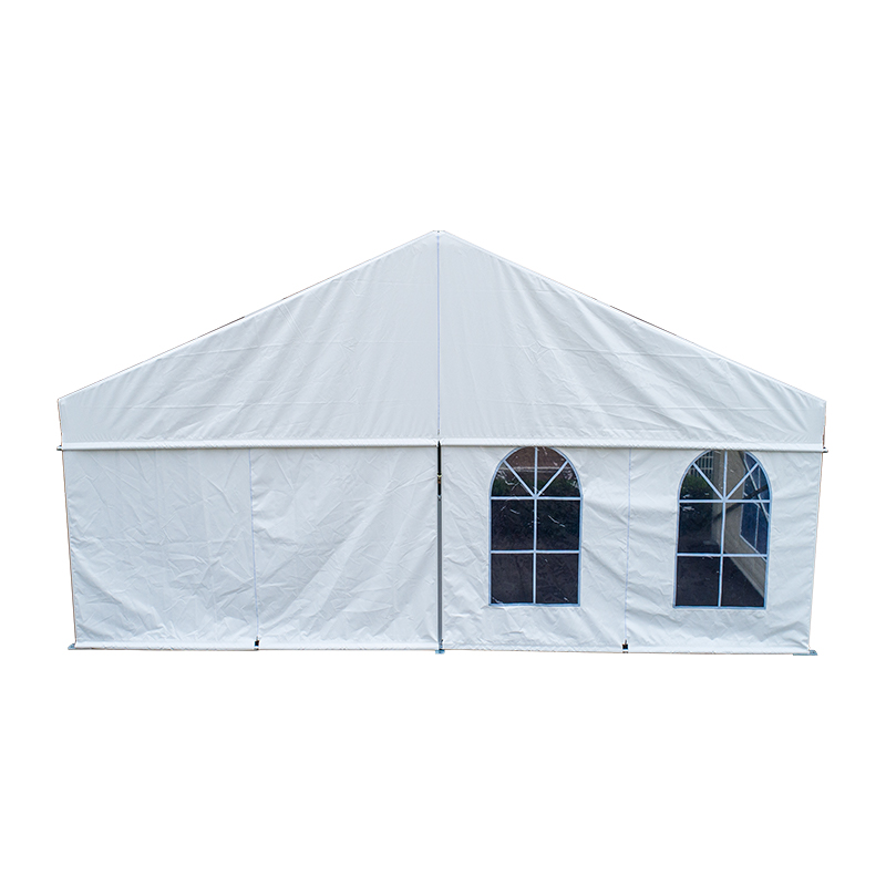 Puting panlabas na gazebo canopy wedding party tent 8 naaalis na mga pader