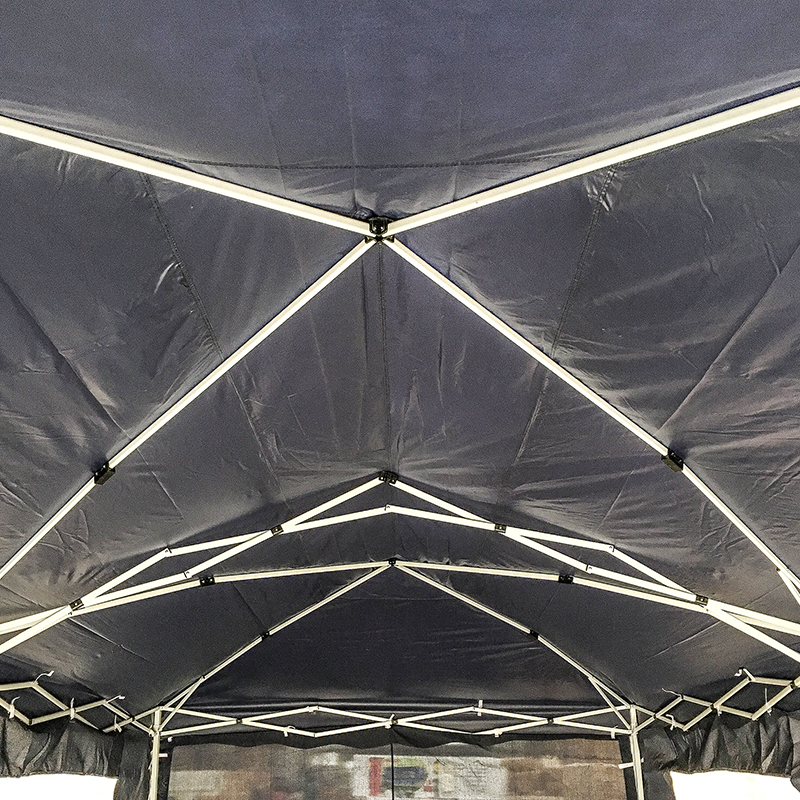 A08-mataas na kalidad na balangkas ng bakal na panlabas na natitiklop na canopy gazebo