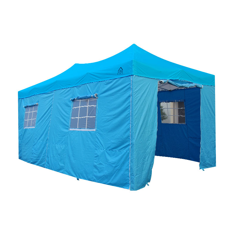 300G polyester PVC coated aluminyo frame natitiklop gazebo