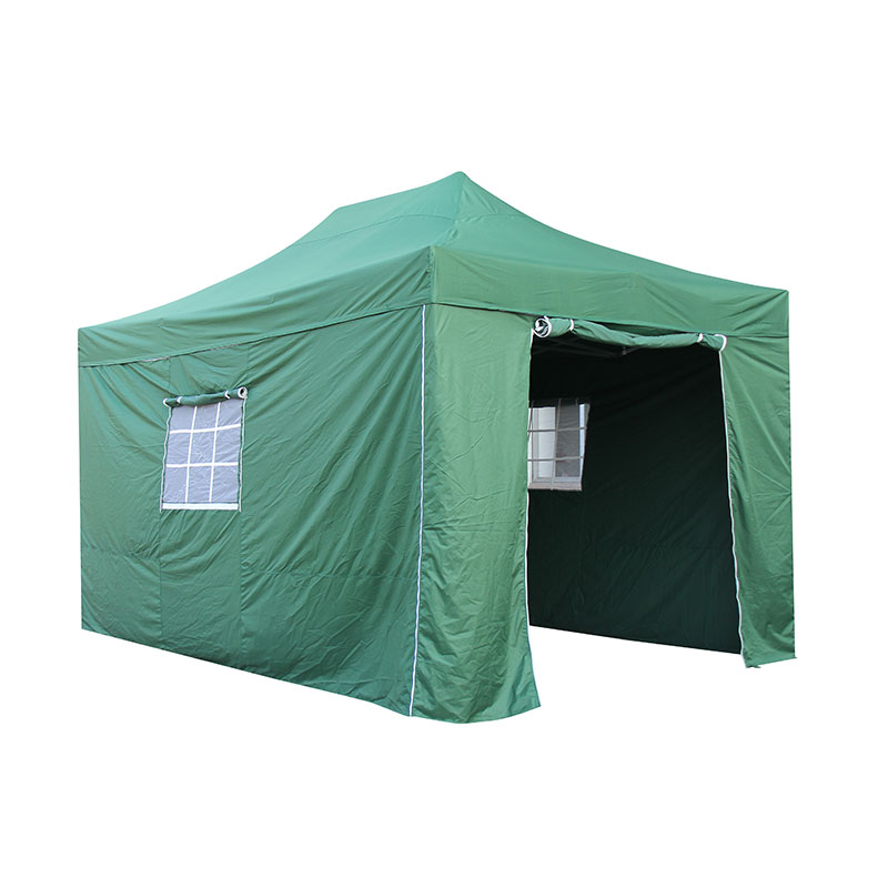 300G polyester PVC coated aluminyo frame natitiklop gazebo