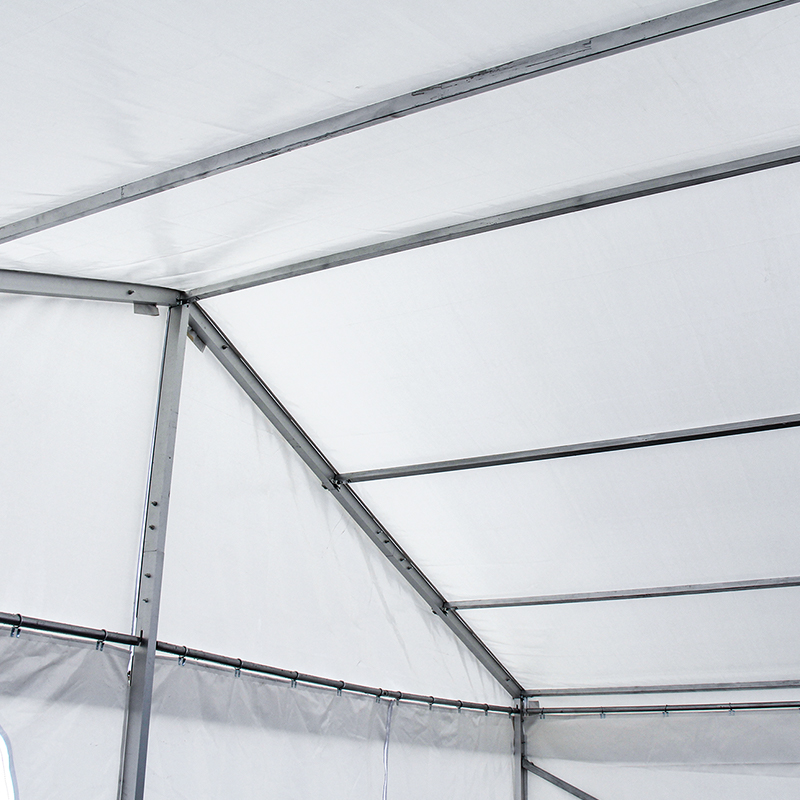 Puting panlabas na gazebo canopy wedding party tent 8 naaalis na mga pader