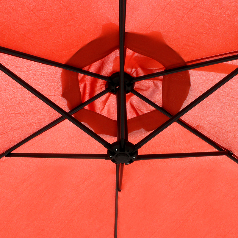 Hanging Umbrella Patio Sun Shade Offset Outdoor Market w/ Cross Base