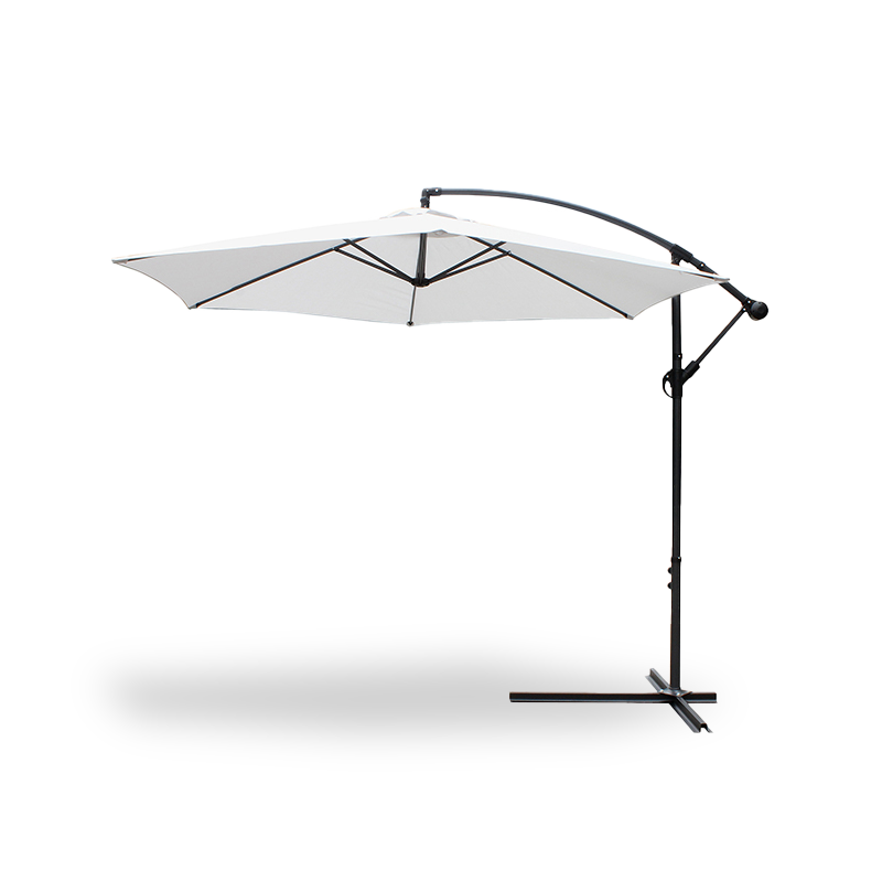 Panlabas na Patio 10 'Hanging Umbrella Sun Shade w/T Cross Base