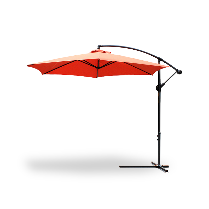 Hanging Umbrella Patio Sun Shade Offset Outdoor Market w/ Cross Base